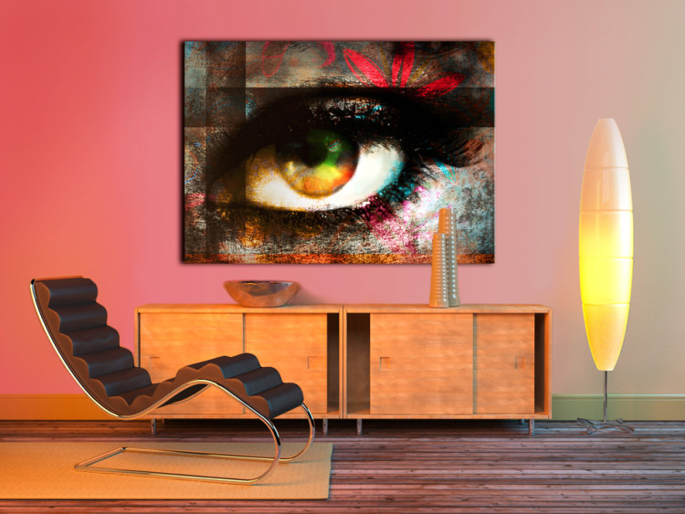 Canvas Art Print Mysterious eye 58886 additionalImage 2