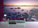 Wall Mural Calm Sea - Sunset and Beach with Stones and Delicate Mist 60486