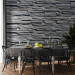Photo Wallpaper Gray Stone Wall - Classic Granite Background with Illusion of 3D Effect 60986 additionalThumb 6