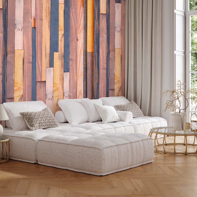 Modern Wallpaper Wooden Alliance 89586