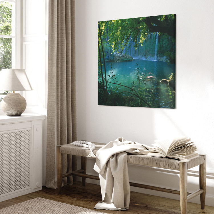 Canvas Art Print Waterfall in the paradise 90086 additionalImage 4