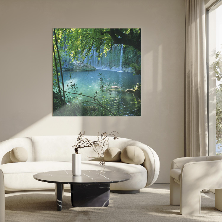 Canvas Art Print Waterfall in the paradise 90086 additionalImage 3