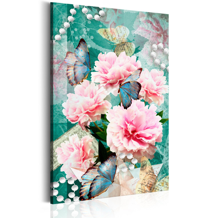 Canvas Art Print Written in Flowers 90486 additionalImage 2
