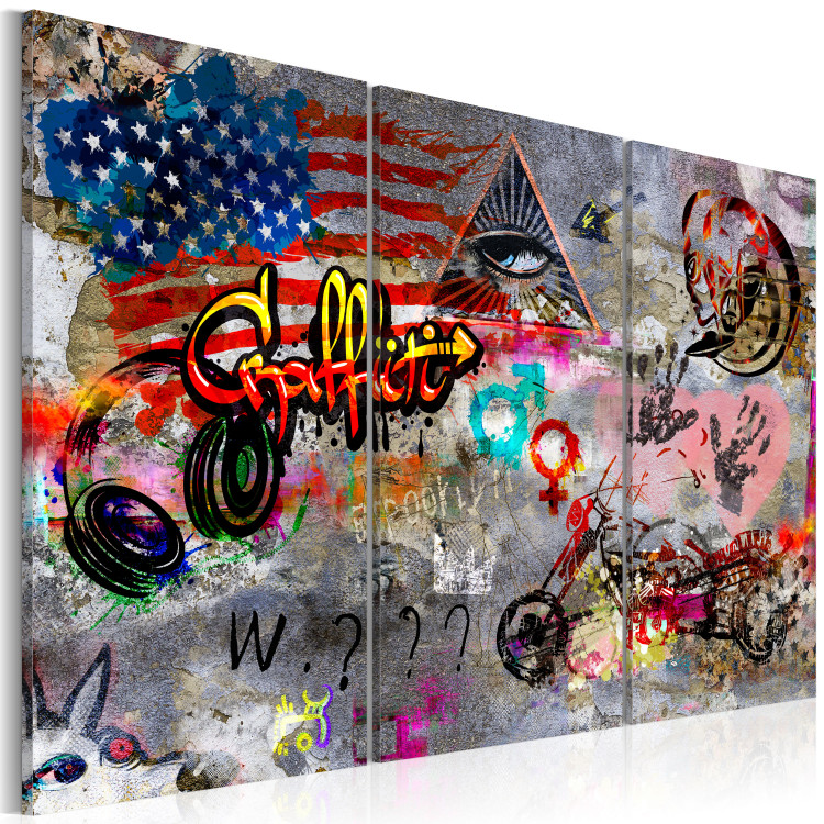 Canvas Print American Graffiti 92786 additionalImage 2