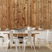 Photo Wallpaper Pine elegance - light background with texture of brown wood planks 94286 additionalThumb 6