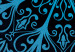 Canvas Art Print Oriental Flowers (1 Part) Narrow Blue 106996 additionalThumb 5