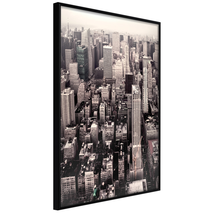Wall Poster Sepia Manhattan - New York architecture seen from a bird's eye view 116696 additionalImage 10