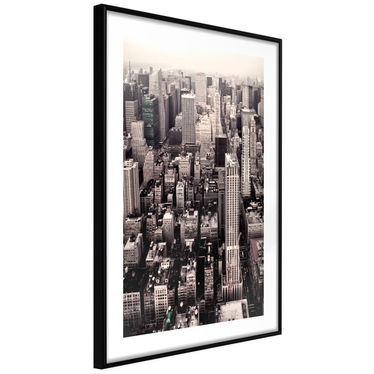 Wall Poster Sepia Manhattan - New York architecture seen from a bird's eye view 116696 additionalImage 13