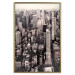 Wall Poster Sepia Manhattan - New York architecture seen from a bird's eye view 116696 additionalThumb 20