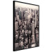 Wall Poster Sepia Manhattan - New York architecture seen from a bird's eye view 116696 additionalThumb 10