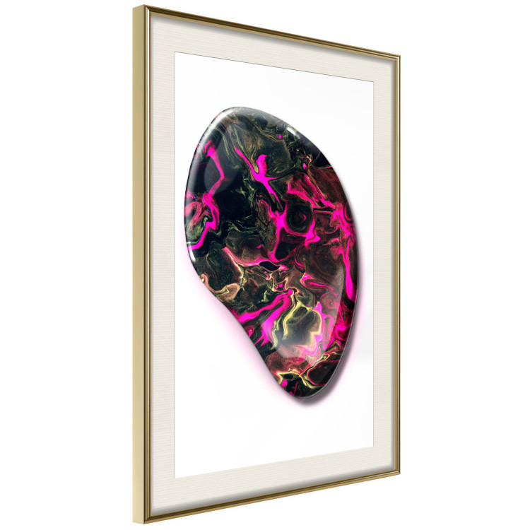 Wall Poster Drop of Magic - abstraction with colorful stone on a uniform background 117796 additionalImage 2