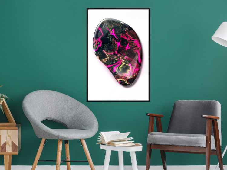 Wall Poster Drop of Magic - abstraction with colorful stone on a uniform background 117796 additionalImage 5