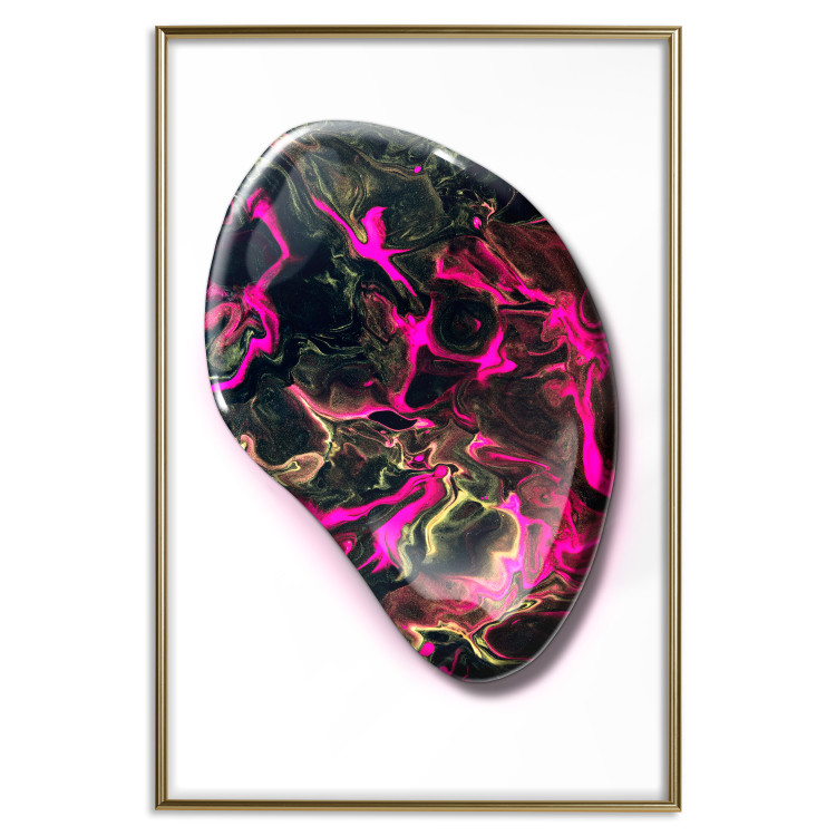 Wall Poster Drop of Magic - abstraction with colorful stone on a uniform background 117796 additionalImage 14