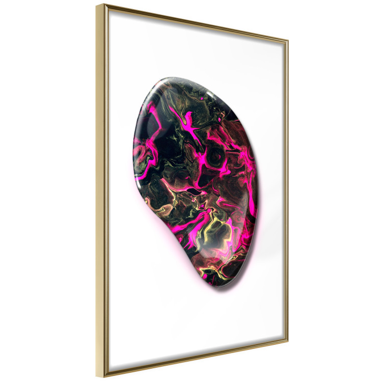 Wall Poster Drop of Magic - abstraction with colorful stone on a uniform background 117796 additionalImage 6