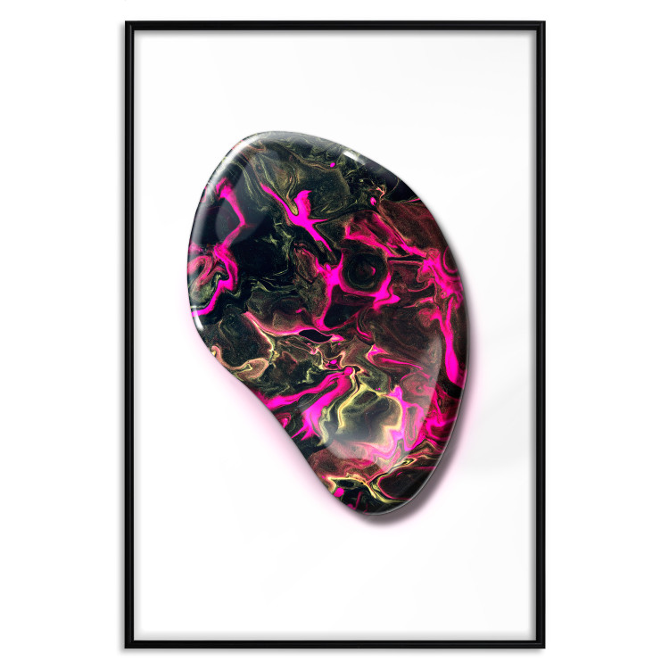 Wall Poster Drop of Magic - abstraction with colorful stone on a uniform background 117796 additionalImage 16