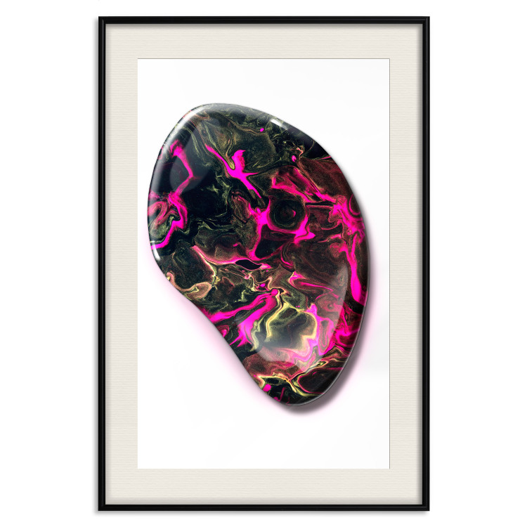 Wall Poster Drop of Magic - abstraction with colorful stone on a uniform background 117796 additionalImage 26
