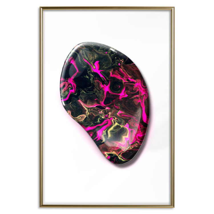 Wall Poster Drop of Magic - abstraction with colorful stone on a uniform background 117796 additionalImage 17