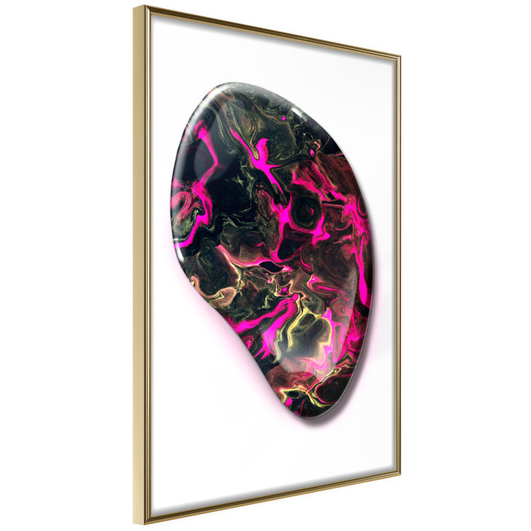 Wall Poster Drop of Magic - abstraction with colorful stone on a uniform background 117796 additionalImage 12