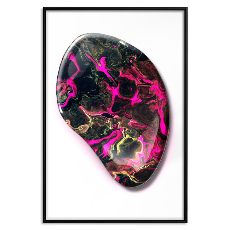 Wall Poster Drop of Magic - abstraction with colorful stone on a uniform background 117796 additionalImage 15