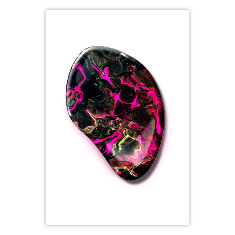 Wall Poster Drop of Magic - abstraction with colorful stone on a uniform background 117796 additionalImage 18