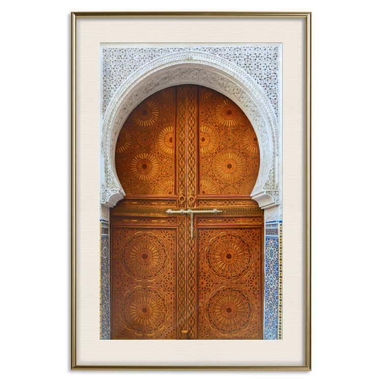 Wall Poster Door to Dreams - grand gates with ornaments and mosaic on lintel 123796 additionalImage 19
