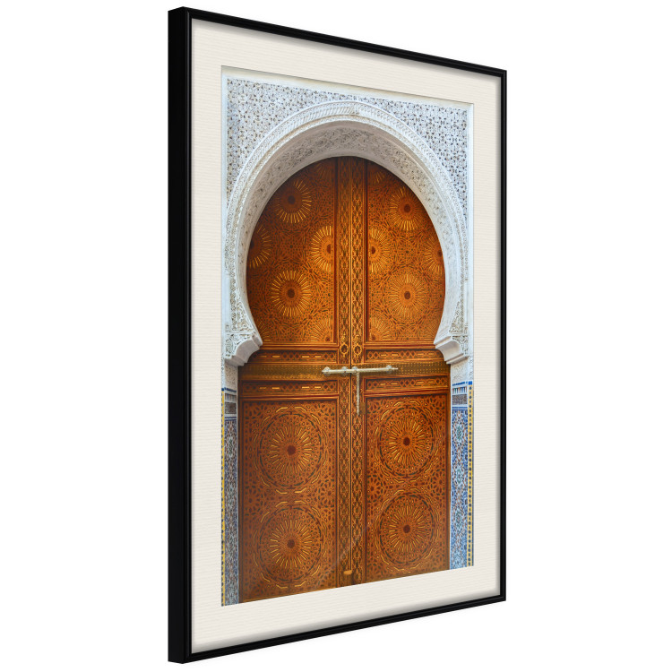 Wall Poster Door to Dreams - grand gates with ornaments and mosaic on lintel 123796 additionalImage 3