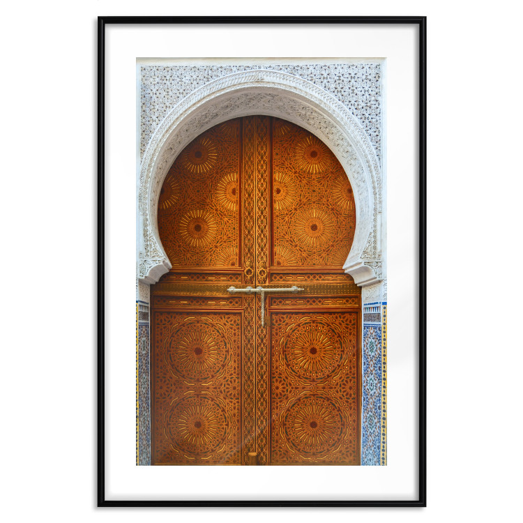 Wall Poster Door to Dreams - grand gates with ornaments and mosaic on lintel 123796 additionalImage 15