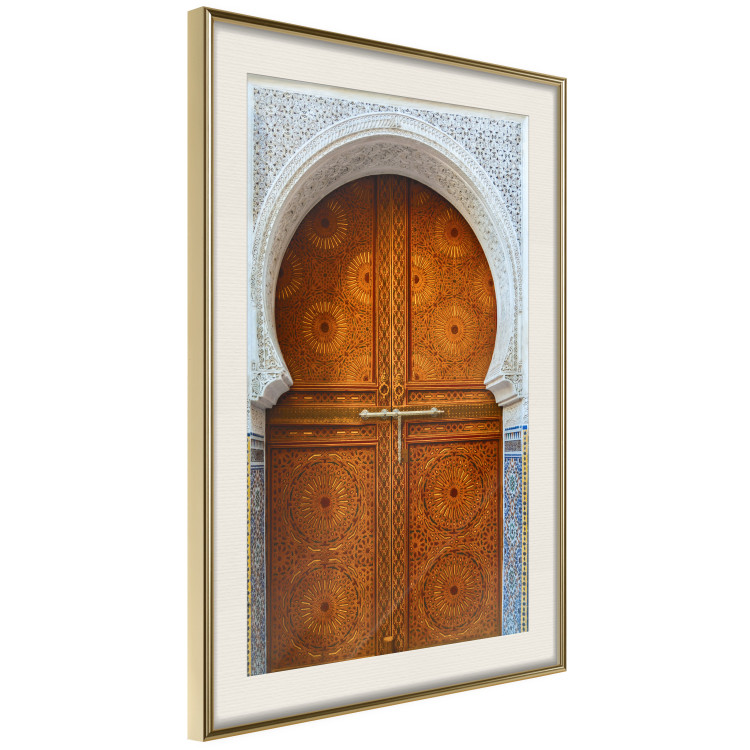 Wall Poster Door to Dreams - grand gates with ornaments and mosaic on lintel 123796 additionalImage 2