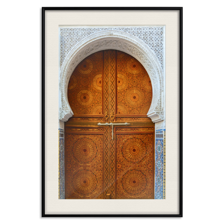 Wall Poster Door to Dreams - grand gates with ornaments and mosaic on lintel 123796 additionalImage 18