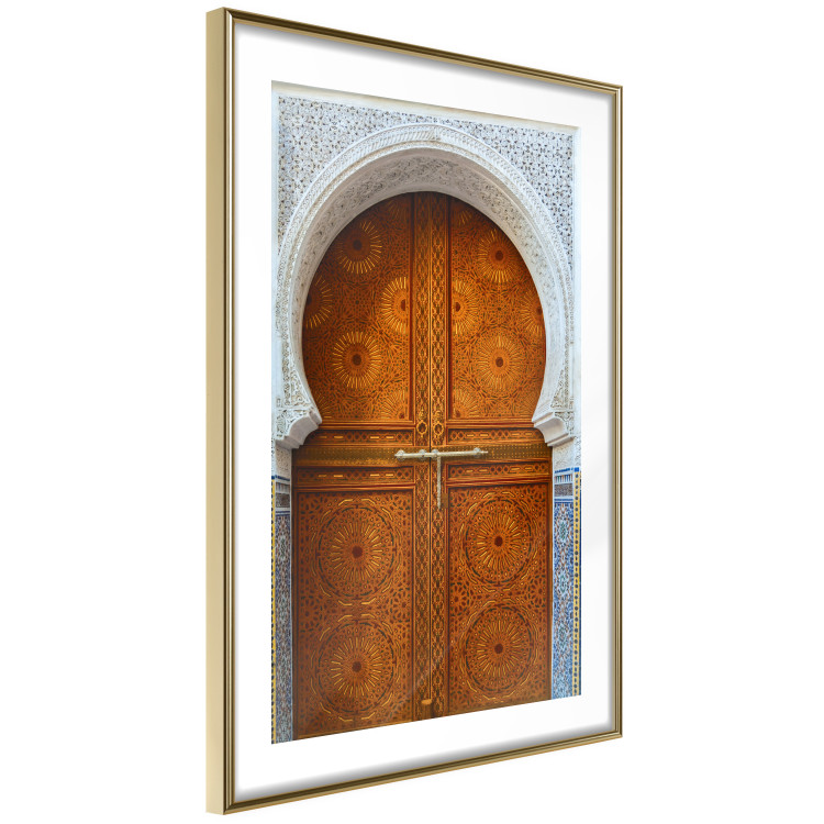 Wall Poster Door to Dreams - grand gates with ornaments and mosaic on lintel 123796 additionalImage 6