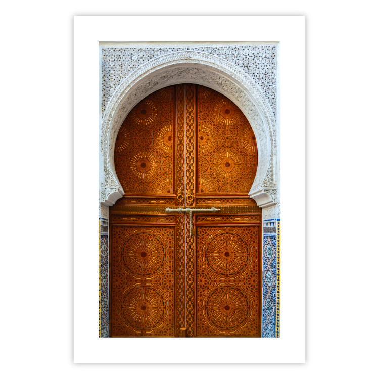 Wall Poster Door to Dreams - grand gates with ornaments and mosaic on lintel 123796 additionalImage 19