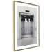 Wall Poster Next Level - architecture of metal elevator with open doors 123896 additionalThumb 8