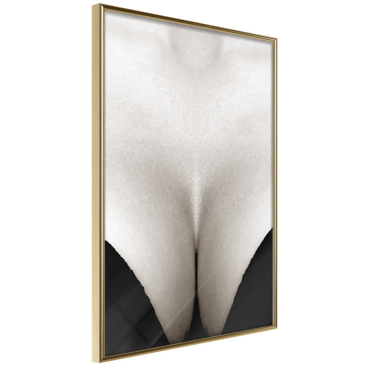 Wall Poster Decolletage - black and white female chest with visible neckline 123996 additionalImage 10