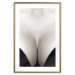 Wall Poster Decolletage - black and white female chest with visible neckline 123996 additionalThumb 14