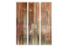 Room Divider Screen Forest Cabin (3-piece) - warm brown wood texture pattern 124096 additionalThumb 3