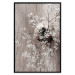 Wall Poster Dried Flowers - composition with white plant in vase against wooden background 129396 additionalThumb 18