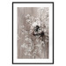Wall Poster Dried Flowers - composition with white plant in vase against wooden background 129396 additionalThumb 17