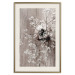 Wall Poster Dried Flowers - composition with white plant in vase against wooden background 129396 additionalThumb 19