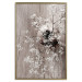 Wall Poster Dried Flowers - composition with white plant in vase against wooden background 129396 additionalThumb 20
