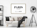 Wall Poster Parisian Chic - black Paris and France text in English on white background 129596 additionalThumb 15