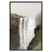 Poster Majesty of Nature - landscape of a waterfall amidst moss-covered rocks 130296 additionalThumb 18