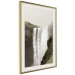Poster Majesty of Nature - landscape of a waterfall amidst moss-covered rocks 130296 additionalThumb 3