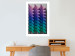 Wall Poster Vertical Movement - abstract and colorful 3D geometric figures 130696 additionalThumb 11