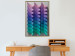 Wall Poster Vertical Movement - abstract and colorful 3D geometric figures 130696 additionalThumb 9