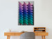 Wall Poster Vertical Movement - abstract and colorful 3D geometric figures 130696 additionalThumb 14