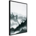 Poster Misty Landscape - misty forest and mountain landscape in a dark composition 130796 additionalThumb 11