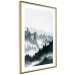 Poster Misty Landscape - misty forest and mountain landscape in a dark composition 130796 additionalThumb 7