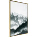 Poster Misty Landscape - misty forest and mountain landscape in a dark composition 130796 additionalThumb 12