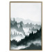 Poster Misty Landscape - misty forest and mountain landscape in a dark composition 130796 additionalThumb 21