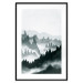 Poster Misty Landscape - misty forest and mountain landscape in a dark composition 130796 additionalThumb 15